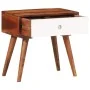Mesa auxiliar madera maciza acacia 45x30x45 cm by , Side tables - Ref: Foro24-4102371, Price: 96,65 €, Discount: %