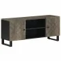 Mueble de TV madera maciza de mango negro 105x33x46 cm by , CD and DVD storage - Ref: Foro24-4017684, Price: 101,69 €, Discou...