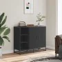 Aparador de madera de ingeniería negro 92x35x76 cm von , Sideboards - Ref: Foro24-849019, Preis: 111,93 €, Rabatt: %