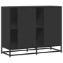 Aparador de madera de ingeniería negro 92x35x76 cm von , Sideboards - Ref: Foro24-849019, Preis: 111,93 €, Rabatt: %