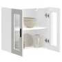 Armario de pared para cocina con puerta de cristal Porto blanco by , Kitchen cabinets - Ref: Foro24-854147, Price: 68,15 €, D...
