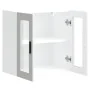 Armario de pared para cocina con puerta de cristal Porto blanco by , Kitchen cabinets - Ref: Foro24-854147, Price: 68,15 €, D...