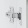 Armario de pared para cocina con puerta de cristal Porto blanco by , Kitchen cabinets - Ref: Foro24-854147, Price: 68,15 €, D...