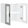 Armario de pared para cocina puerta cristal Porto gris hormigón by , Kitchen cabinets - Ref: Foro24-854151, Price: 70,66 €, D...