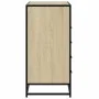 Cajonera de madera contrachapada roble sonoma 70x41x83,5 cm de , Cajoneras - Ref: Foro24-849090, Precio: 124,62 €, Descuento: %