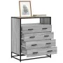 Cajonera de madera contrachapada gris sonoma 70x41x83,5 cm by , Drawers - Ref: Foro24-849092, Price: 127,53 €, Discount: %