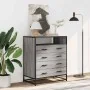 Cajonera de madera contrachapada gris sonoma 70x41x83,5 cm by , Drawers - Ref: Foro24-849092, Price: 127,53 €, Discount: %