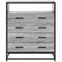 Cajonera de madera contrachapada gris sonoma 70x41x83,5 cm by , Drawers - Ref: Foro24-849092, Price: 127,53 €, Discount: %