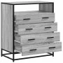 Cajonera de madera contrachapada gris sonoma 70x41x83,5 cm by , Drawers - Ref: Foro24-849092, Price: 127,53 €, Discount: %