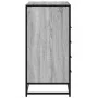 Cajonera de madera contrachapada gris sonoma 70x41x83,5 cm by , Drawers - Ref: Foro24-849092, Price: 127,53 €, Discount: %