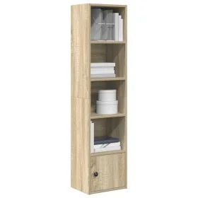 Estantería de madera de ingeniería roble sonoma 31x24x127 cm by , Bookcases and shelves - Ref: Foro24-860348, Price: 53,13 €,...