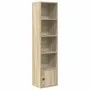 Estantería de madera de ingeniería roble sonoma 31x24x127 cm de , Librerías y estanterías - Ref: Foro24-860348, Precio: 53,00...