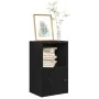 Estantería de madera de ingeniería roble negro 31x24x52 cm de , Librerías y estanterías - Ref: Foro24-860320, Precio: 36,24 €...
