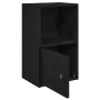 Estantería de madera de ingeniería roble negro 31x24x52 cm de , Librerías y estanterías - Ref: Foro24-860320, Precio: 36,24 €...