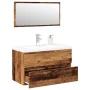 Conjunto de muebles de baño de madera antigua madera ingeniería by , Bathroom furniture - Ref: Foro24-3328929, Price: 229,32 ...
