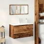Conjunto de muebles de baño de madera antigua madera ingeniería by , Bathroom furniture - Ref: Foro24-3328929, Price: 229,32 ...