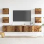 Muebles de TV de pared 6 uds madera vieja madera de ingeniería de , Muebles TV - Ref: Foro24-3328969, Precio: 192,58 €, Descu...