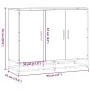 Aparador madera de ingeniería roble ahumado 94x35x76 cm von , Sideboards - Ref: Foro24-849006, Preis: 93,69 €, Rabatt: %