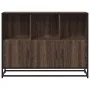 Aparador de madera de ingeniería marrón roble 100x35x76 cm by , Sideboards - Ref: Foro24-849033, Price: 111,70 €, Discount: %