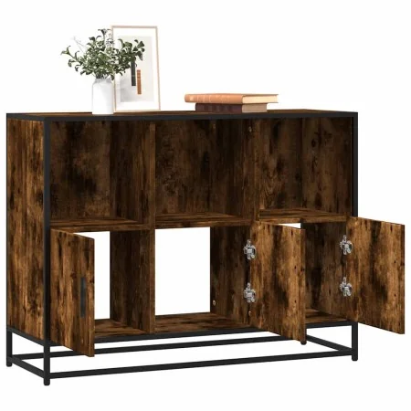 Aparador madera contrachapada color roble ahumado 100x35x76 cm von , Sideboards - Ref: Foro24-849031, Preis: 115,16 €, Rabatt: %
