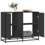 Aparador de madera de ingeniería negro 94x35x76 cm von , Sideboards - Ref: Foro24-849004, Preis: 97,27 €, Rabatt: %