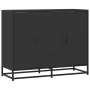 Aparador de madera de ingeniería negro 94x35x76 cm von , Sideboards - Ref: Foro24-849004, Preis: 97,27 €, Rabatt: %