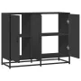 Aparador de madera de ingeniería negro 94x35x76 cm von , Sideboards - Ref: Foro24-849004, Preis: 97,27 €, Rabatt: %