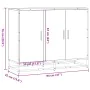 Aparador de madera de ingeniería negro 94x35x76 cm von , Sideboards - Ref: Foro24-849004, Preis: 97,27 €, Rabatt: %