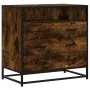 Cómoda de madera contrachapada roble ahumado 70x41x70 cm von , Schubladen - Ref: Foro24-849086, Preis: 116,21 €, Rabatt: %