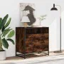 Cómoda de madera contrachapada roble ahumado 70x41x70 cm von , Schubladen - Ref: Foro24-849086, Preis: 116,21 €, Rabatt: %