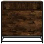 Cómoda de madera contrachapada roble ahumado 70x41x70 cm von , Schubladen - Ref: Foro24-849086, Preis: 116,21 €, Rabatt: %