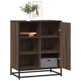 Aparador de madera de ingeniería roble marrón 62x35x76 cm de , Aparadores - Ref: Foro24-848998, Precio: 81,48 €, Descuento: %