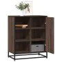 Aparador de madera de ingeniería roble marrón 62x35x76 cm de , Aparadores - Ref: Foro24-848998, Precio: 81,48 €, Descuento: %