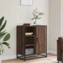 Aparador de madera de ingeniería roble marrón 62x35x76 cm de , Aparadores - Ref: Foro24-848998, Precio: 81,48 €, Descuento: %
