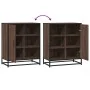 Aparador de madera de ingeniería roble marrón 62x35x76 cm de , Aparadores - Ref: Foro24-848998, Precio: 81,48 €, Descuento: %