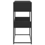Mesa consola de madera contrachapada negro 90x35x80 cm de , Mesas auxiliares - Ref: Foro24-849169, Precio: 63,46 €, Descuento: %