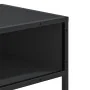 Mesa consola de madera contrachapada negro 90x35x80 cm de , Mesas auxiliares - Ref: Foro24-849169, Precio: 63,46 €, Descuento: %