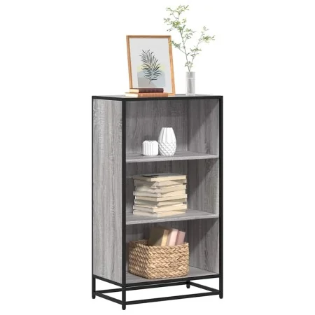 Estantería madera ingeniería gris sonoma 60x35x107,5 cm de , Librerías y estanterías - Ref: Foro24-849117, Precio: 81,54 €, D...