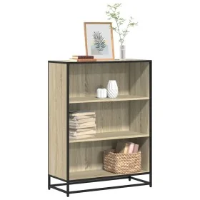 Estantería madera ingeniería color roble 80,5x35x107,5 cm by , Bookcases and shelves - Ref: Foro24-849120, Price: 104,44 €, D...