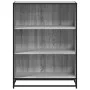 Estantería madera ingeniería gris sonoma 80,5x35x107,5 cm by , Bookcases and shelves - Ref: Foro24-849122, Price: 94,05 €, Di...