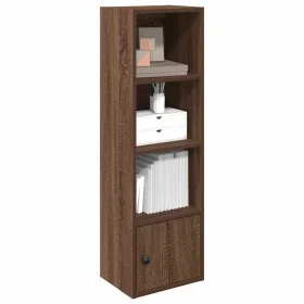Estantería de madera de ingeniería marrón roble 31x24x102 cm by , Bookcases and shelves - Ref: Foro24-860343, Price: 52,68 €,...