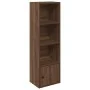 Estantería de madera de ingeniería marrón roble 31x24x102 cm de , Librerías y estanterías - Ref: Foro24-860343, Precio: 52,67...