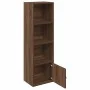 Estantería de madera de ingeniería marrón roble 31x24x102 cm de , Librerías y estanterías - Ref: Foro24-860343, Precio: 52,67...
