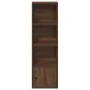 Estantería de madera de ingeniería marrón roble 31x24x102 cm de , Librerías y estanterías - Ref: Foro24-860343, Precio: 52,67...