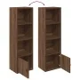Estantería de madera de ingeniería marrón roble 31x24x102 cm de , Librerías y estanterías - Ref: Foro24-860343, Precio: 52,67...