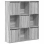 Estantería de madera de ingeniería gris sonoma 89x24x101,5 cm by , Bookcases and shelves - Ref: Foro24-860405, Price: 94,79 €...