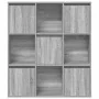 Estantería de madera de ingeniería gris sonoma 89x24x101,5 cm by , Bookcases and shelves - Ref: Foro24-860405, Price: 94,79 €...