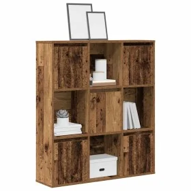 Estantería madera de ingeniería color envejecido 89x24x101,5 cm by , Bookcases and shelves - Ref: Foro24-860407, Price: 101,9...