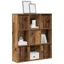 Estantería madera de ingeniería color envejecido 89x24x101,5 cm by , Bookcases and shelves - Ref: Foro24-860407, Price: 101,9...