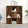Estantería madera de ingeniería color envejecido 89x24x101,5 cm by , Bookcases and shelves - Ref: Foro24-860407, Price: 101,9...